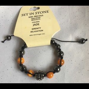 Set in Stone Golden Jade Friendship Bracelet
